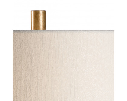 Wildwood - Fiera Lamp in Aged Cream Glaze, Ceramic/Porcelain