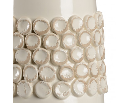 Wildwood - Tivoli Lamp in Aged Cream Glaze, Small