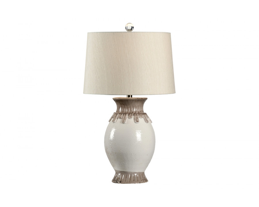 Wildwood - Giovanni Lamp in White/Taupe