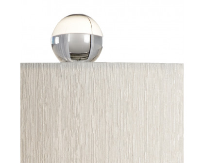 Wildwood - Giovanni Lamp in White/Taupe