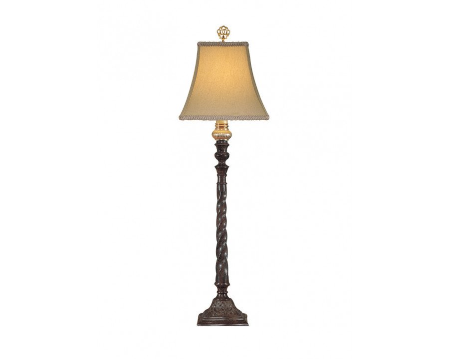 Wildwood - Perfect Twist Lamp in Oxidized, Brass