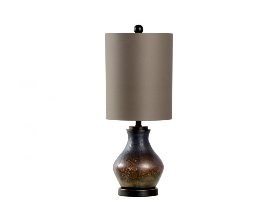 Wildwood - Stoneridge Lamp in Textured Bronze, Crystal