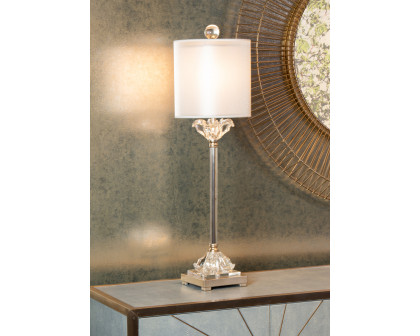 Wildwood - Celine Lamp in Brushed Nickel, Metal