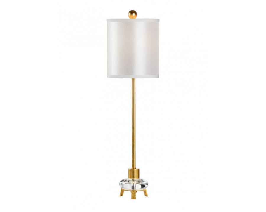 Wildwood - Eloise Buffet Lamp in Antique Gold Leaf, Iron