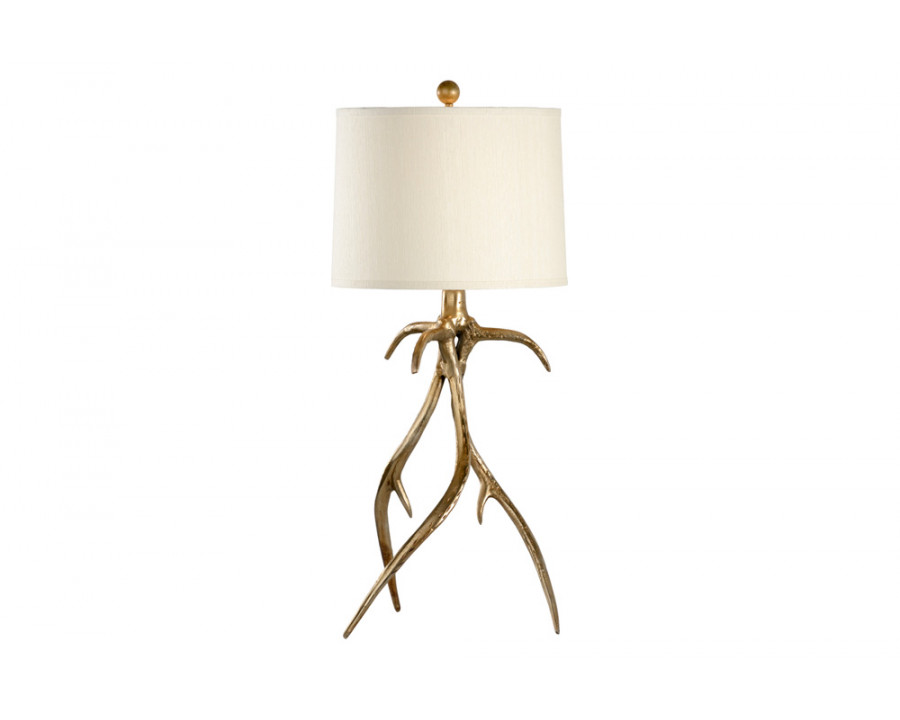 Wildwood - Antler Hall Lamp in Brass