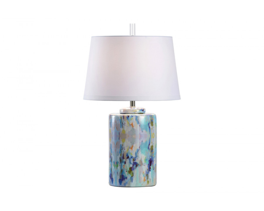 Wildwood - Wintergreen Cylinder Lamp in Multi Color, Small