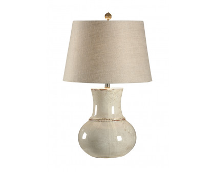 Wildwood - Modena Lamp in Old White Glaze, Ceramic/Porcelain