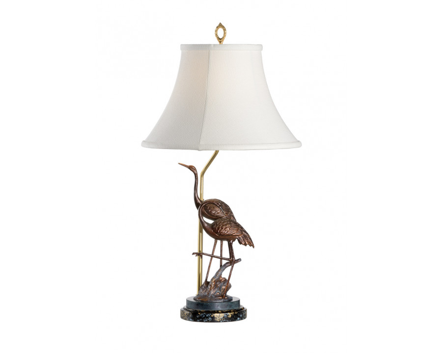 Wildwood - Kiawah Lamp in Combined Patinas, Brass