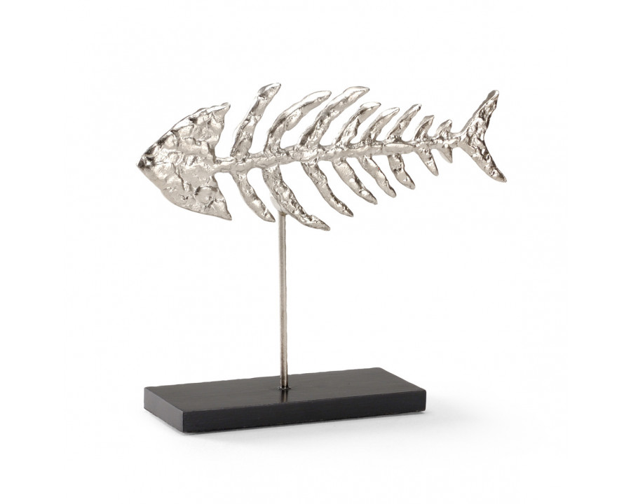 Wildwood - Fish Skeleton in Patinated, Aluminum