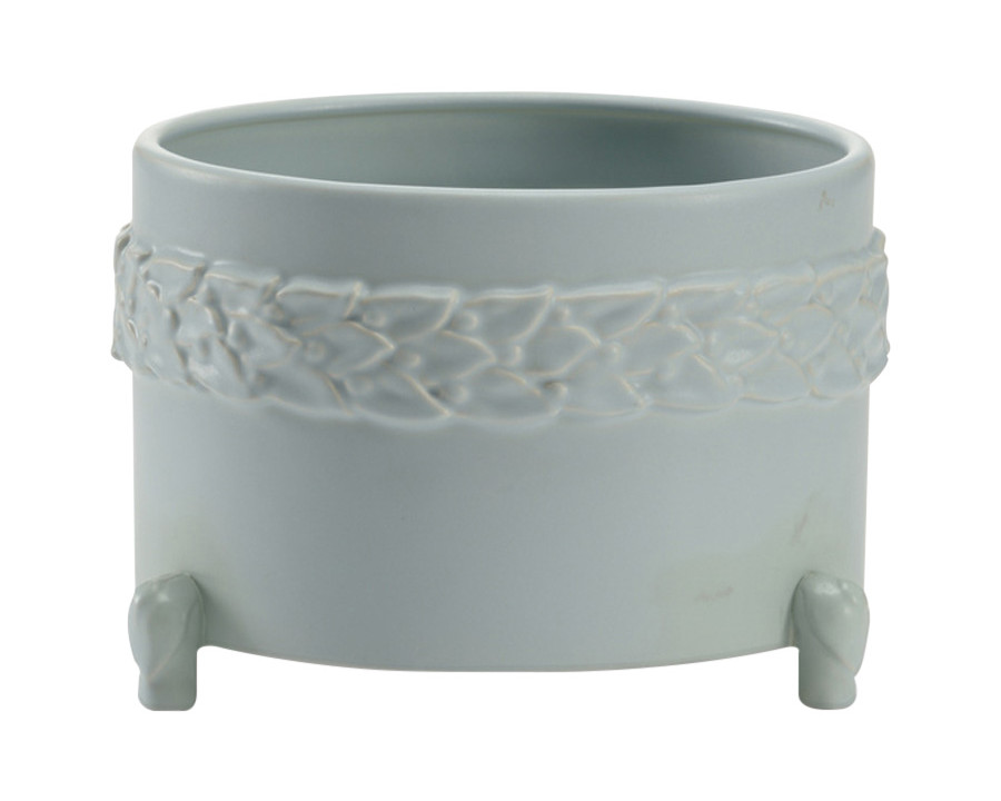 Wildwood - Laurel Cachepot in Mint, Small