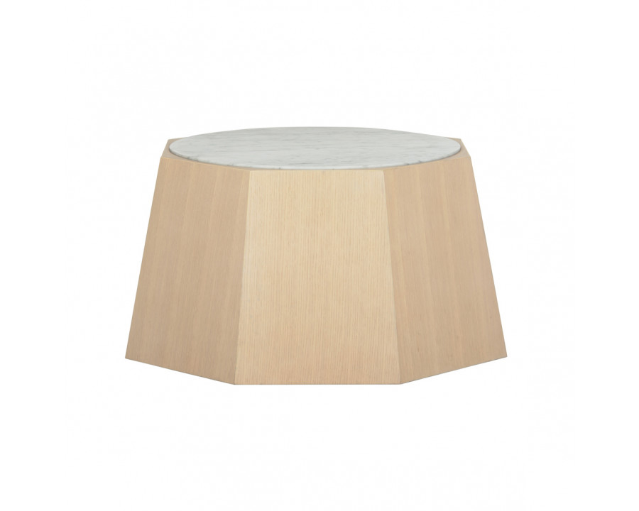 Wildwood - Laurence Coffee Table in Natural White, Wood