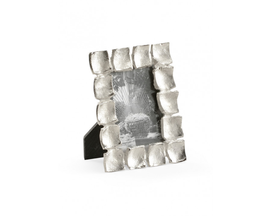 Wildwood Shoe Buckle Frame (4x6) - Patinated/Clear, Aluminum