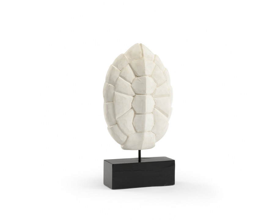 Wildwood - Turtle Shell in White, Wood