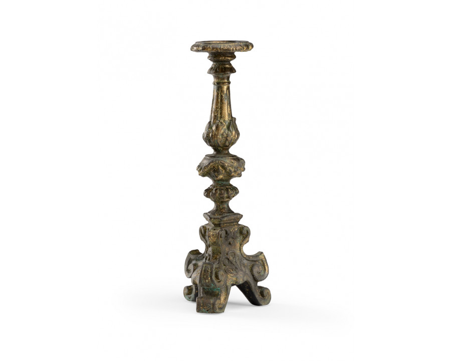 Wildwood - Ornate Candlestick in Venetian Gold, Composite