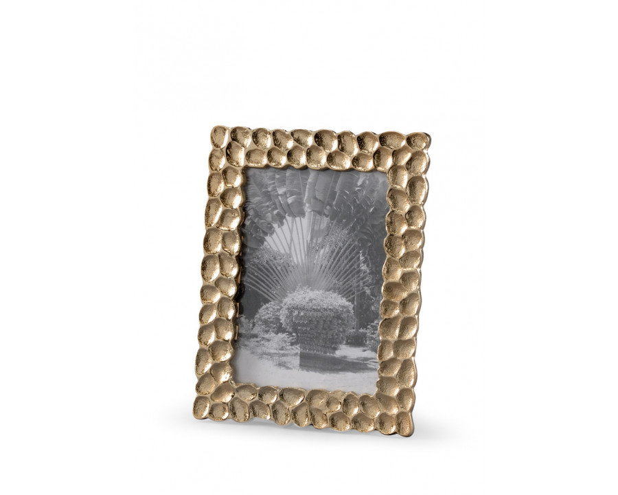 Wildwood Thumbprints Photo Frame (5x8) - Ambered Silver/Clear, Large