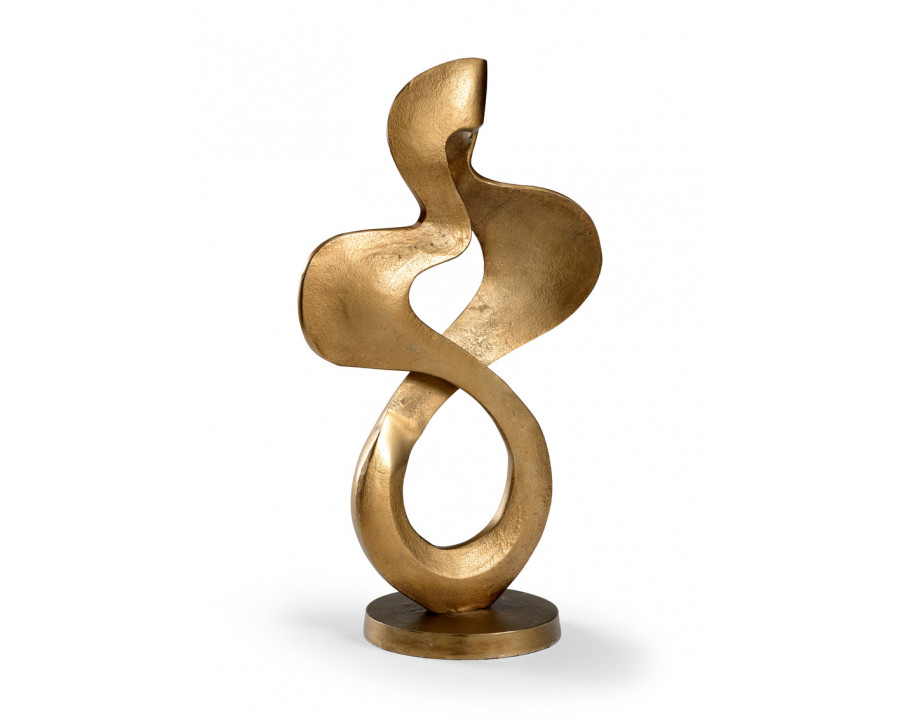 Wildwood - Swirl Sculpture in Antique Bronze, Aluminum