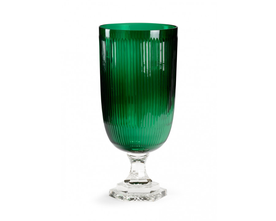 Wildwood - Striae Hurricane in Emerald Green, Glass