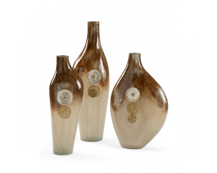 Wildwood - Neka Vases (S3) in Rust Ombre, Small