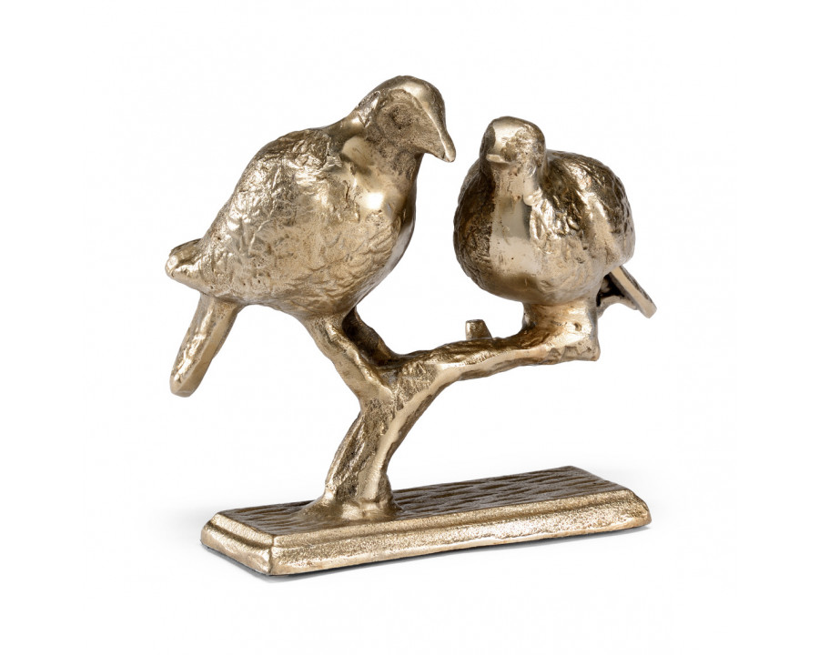 Wildwood - On The Perch in Antique Champagne, Large