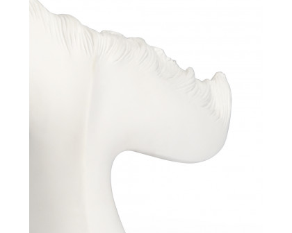 Wildwood - Moby Tail in White Plaster, Small