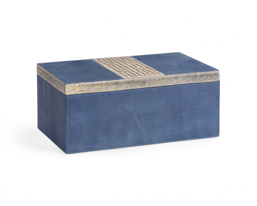 Wildwood - Suede Box in Blue