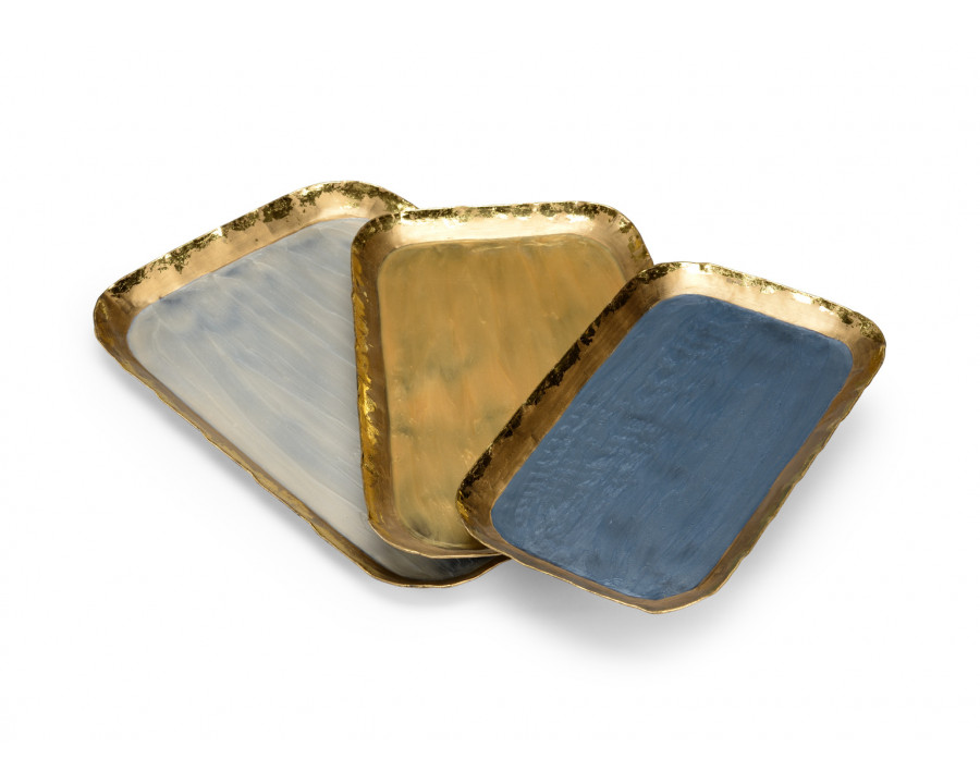 Wildwood - Grant Trays (S3) in Gray/Gold/Pearl, Iron