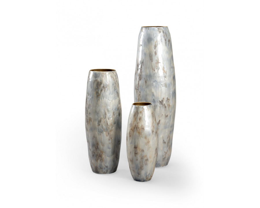 Wildwood - Holt Vases (S3) in Distressed Gray, Iron