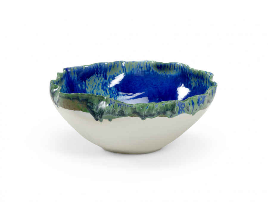 Wildwood - Ariel Bowl in Blue/Green Glaze, Porcelain