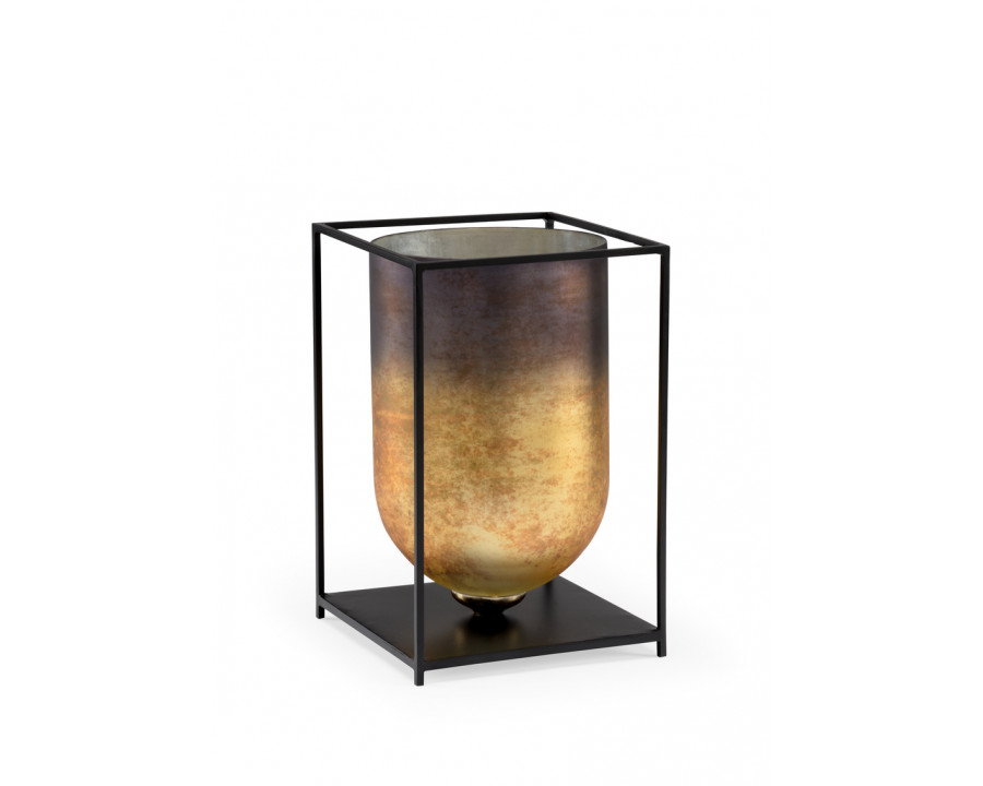 Wildwood - Castle Rock Vase in Sunset Ombre/Black, Glass