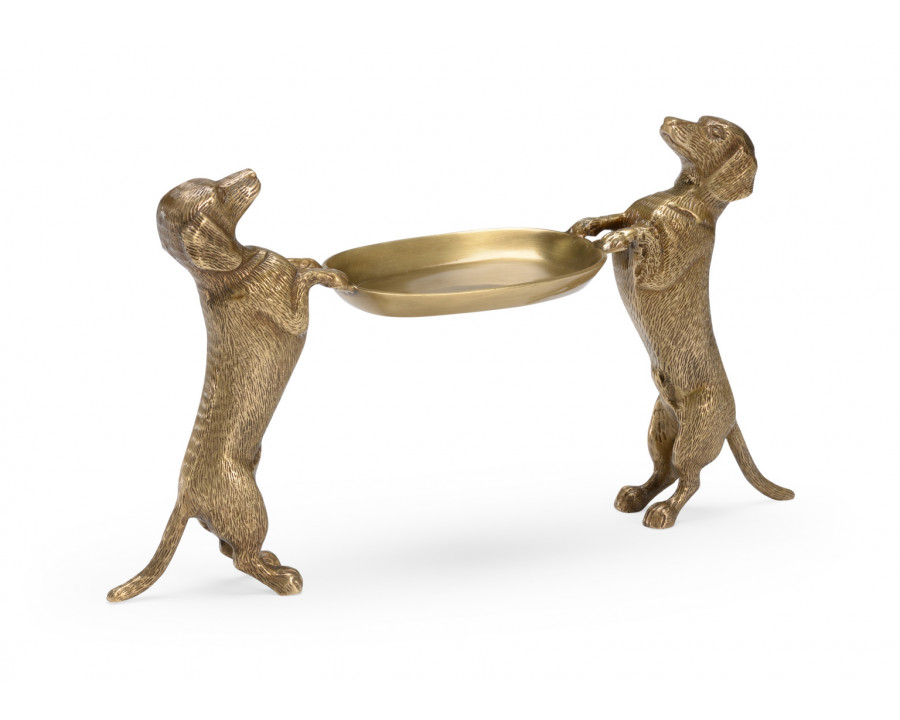 Wildwood - Brass Dachshund in Antique, Brass