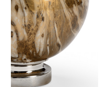 Wildwood Calacatta Gold Small Vase - Round