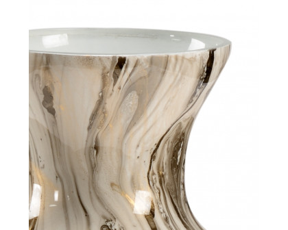 Wildwood Calacatta Vase - Calacatta Gold, Medium