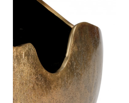 Wildwood Free Form Edge - Antique Brass, Medium