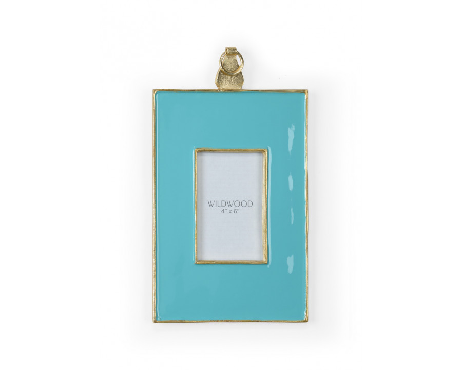 Wildwood - Aqua Enamel Wall Frame