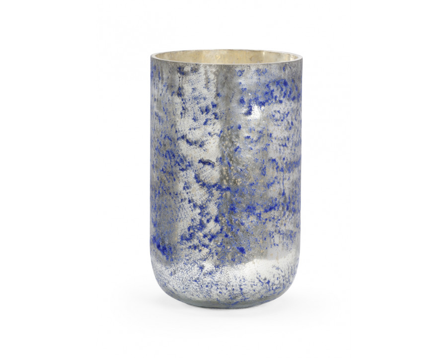 Wildwood Galaxias Vase - Silver/Royal Blue, Large