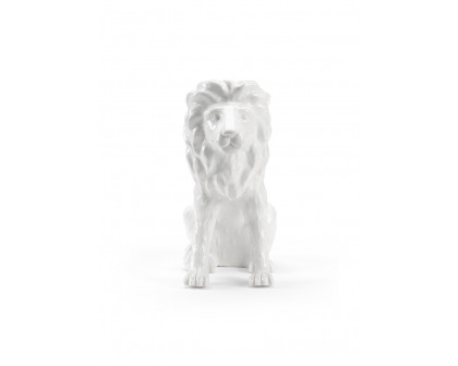 Wildwood - Daniel in White Glaze, Ceramic/Porcelain