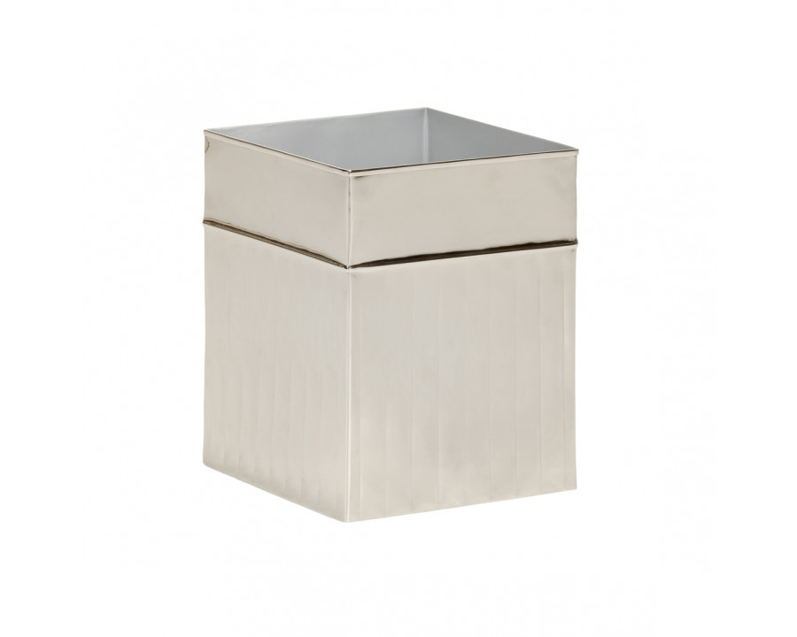 Wildwood - Wallace Wastebasket in Nickel