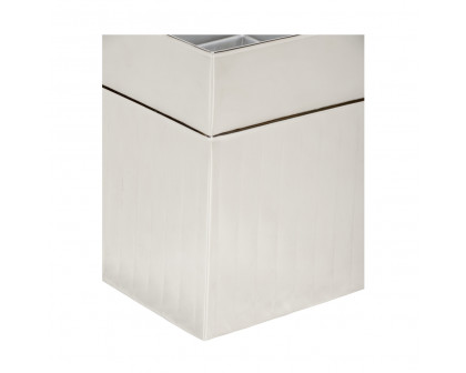 Wildwood - Wallace Wastebasket in Nickel