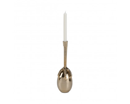 Wildwood Talon Candleholders - Brass