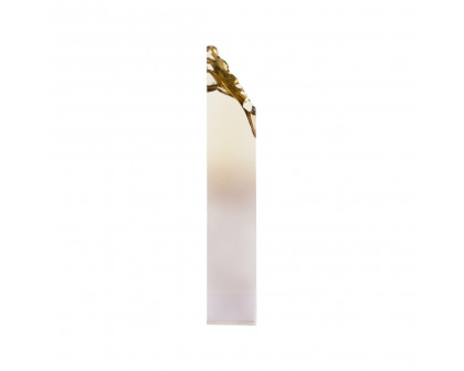 Wildwood Sybil Sculpture - Smokey Gold Ombre, Large