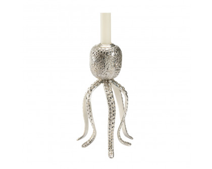 Wildwood Pacific Octopus Candleholder - Nickel