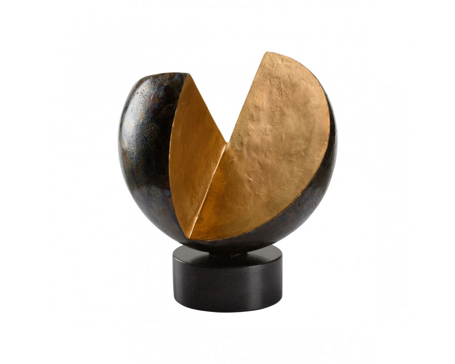 Wildwood - Influencer Sculpture in Metallic Gold/Bronze, Iron