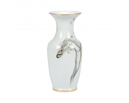 Wildwood - White Cinder And Smoke Vase