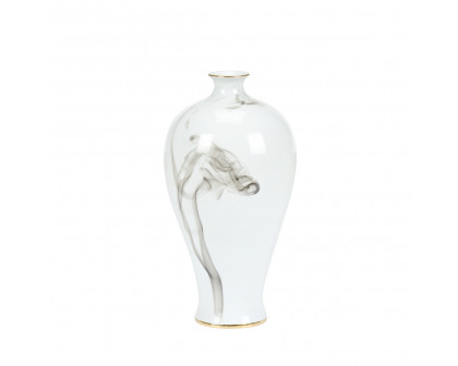 Wildwood - White Cinder And Smoke Vase