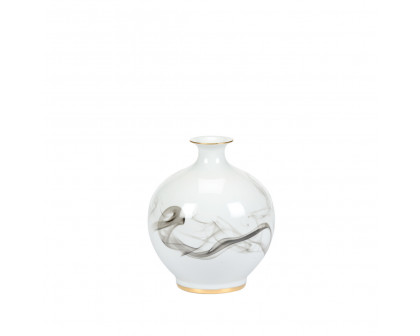 Wildwood - White Cinder And Smoke Vase