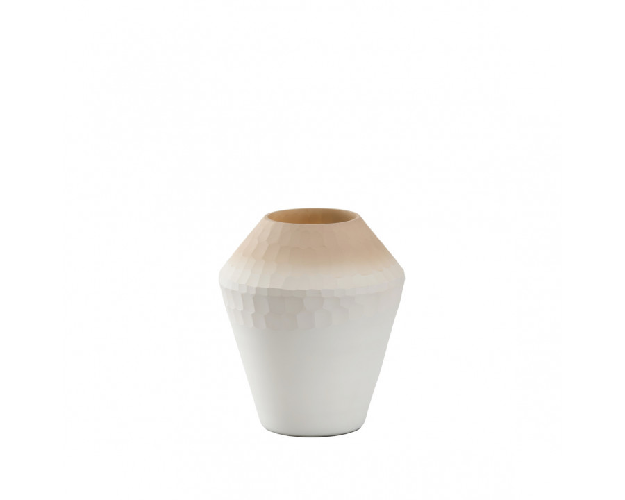 Wildwood - Carved Blush Vases