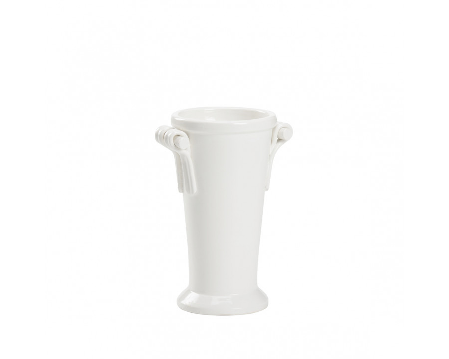 Wildwood Manetti Vase - White Glaze, Small