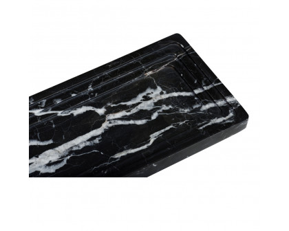 Wildwood - Declan Tray in Natural Black, Marble