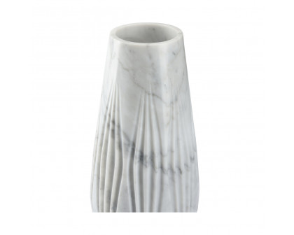 Wildwood - Olwyn Vase in Natural White, Marble