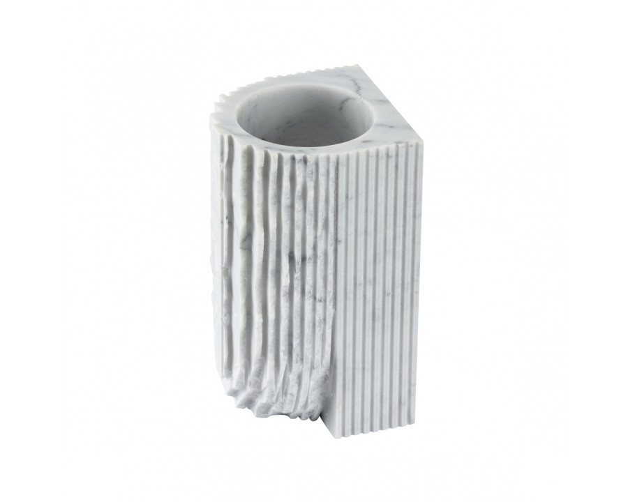 Wildwood - Gwyn Vase in Natural White, Marble